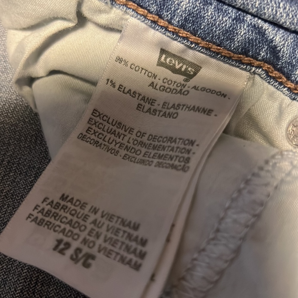 Levi 515 boot cut jeans size 12S EUC - Picture 2 of 10